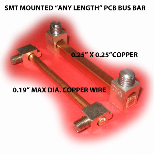 SurfaceMount SMT Any Length PCB Bus Bar Mounts