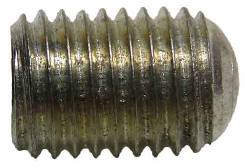 Black Oxide Steel Brass Tip Set Screw 5/16-18 x .500 (1/2) Thread Length  20 pcs