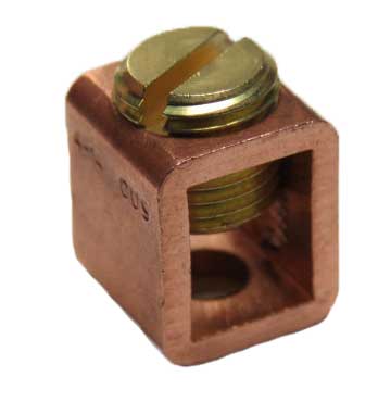 B4B-B 4 AWG Copper Collar Box lug