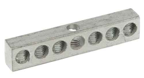 4-7,4 4-14 AWG, 6 Circuit 1 Mounting Hole Neutral Ground Bar