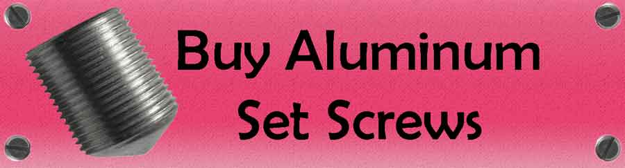 buy aluminum set screws